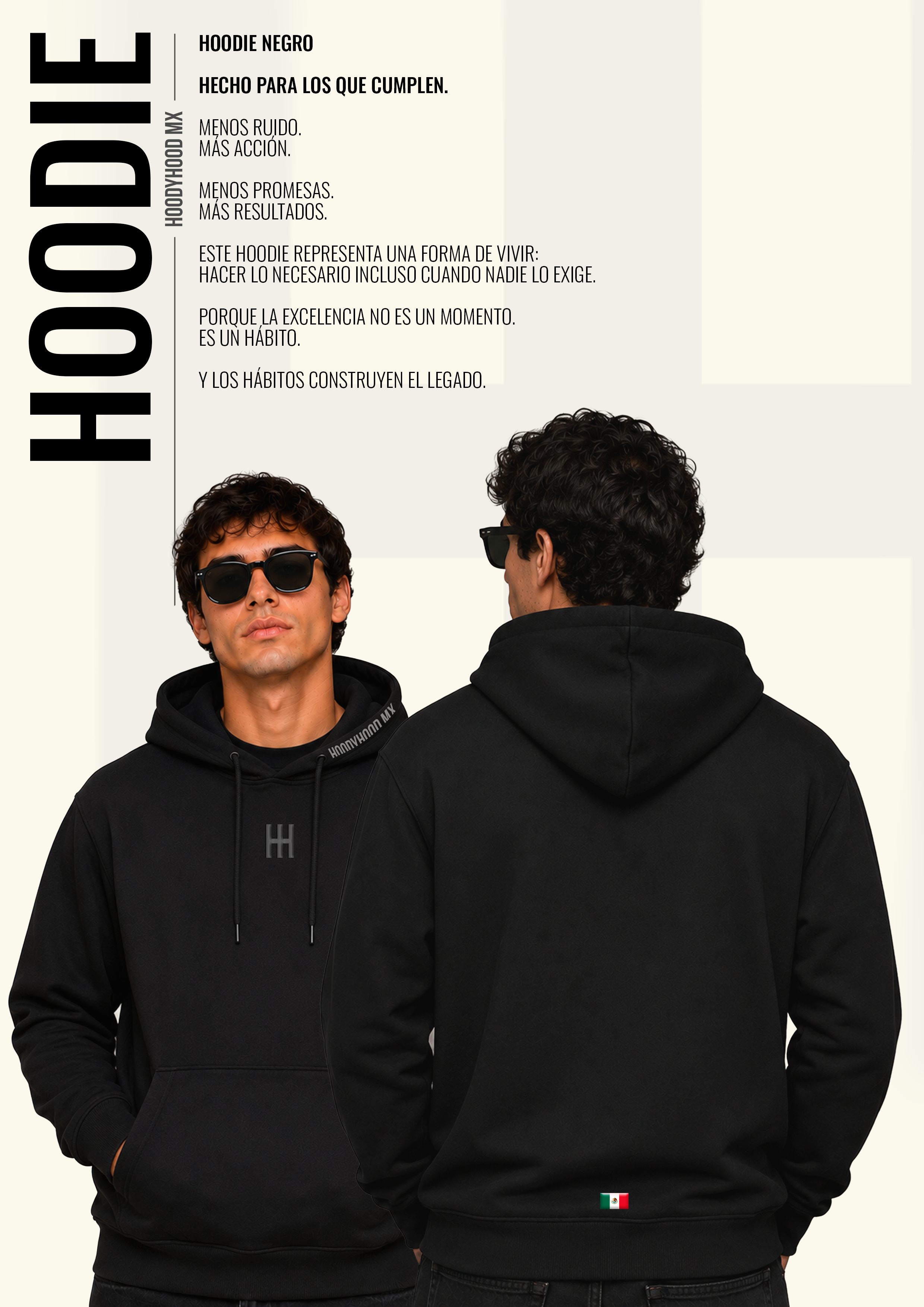 HOODIE - Negro Premium - ShantApp